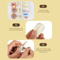1 PCS Rope Assembly Pull Thread Snail Children's Puzzle Assembly Rattle Baby Outdoor Toddler Toy Children's Gift.
