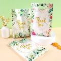 10/20/50Pcs Thank You Gift Bags Plastic Candy Cookie Packaging Bag for Wedding Birthday Party Favors Small Business Supplies.