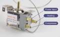 thermostat switch for walton refrigerator 2 pin /3 pin. 