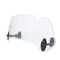Universal Motorcycle Windshield Extension Adjustable Spoiler Clamp-On Windscreen Deflector Suitable For All Motorcycle Models. 
