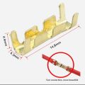 10Pcs Wire Terminal Connectors U-Shaped Buckle Tab Inserts. 
