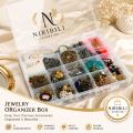 Plastic Organizer Dividers jewelery Box. 