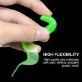 WALK FISH 10Pcs 60MM 80MM Lifelike Fish Lure Spinpoler Bait Worms Artificial Silicone Soft Lure Bass Pike Fish Lure Wobbler.