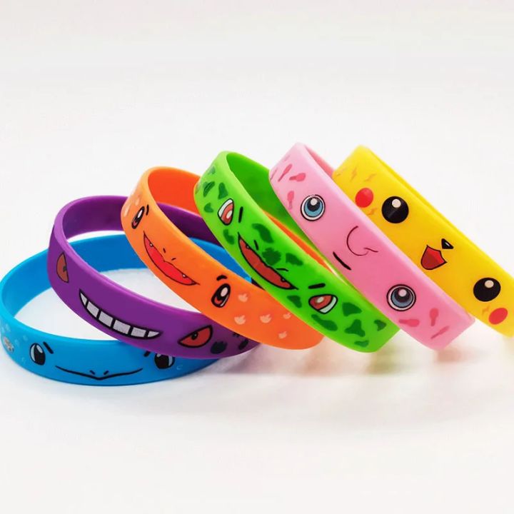12pcs%20Pokemon%20Bracelet%20Anime%20Action%20Figures%20Pikachu%20Charmander%20Children%20Cartoon%20Silicone%20Wristband%20Bracelets%20Party%20Cosplay%20%20-%20Image%205