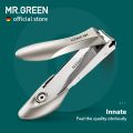 MR.GREEN Anti Splash Nail Clippers Stainless Steel Fingernail Cutter Manicure Tools Bionics Design Nail Trimmer. 