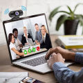1080P Full HD Web Camera With Universal Clips Fits Laptops Desktops LCD Monitors Webcam Full Hd Microphone.