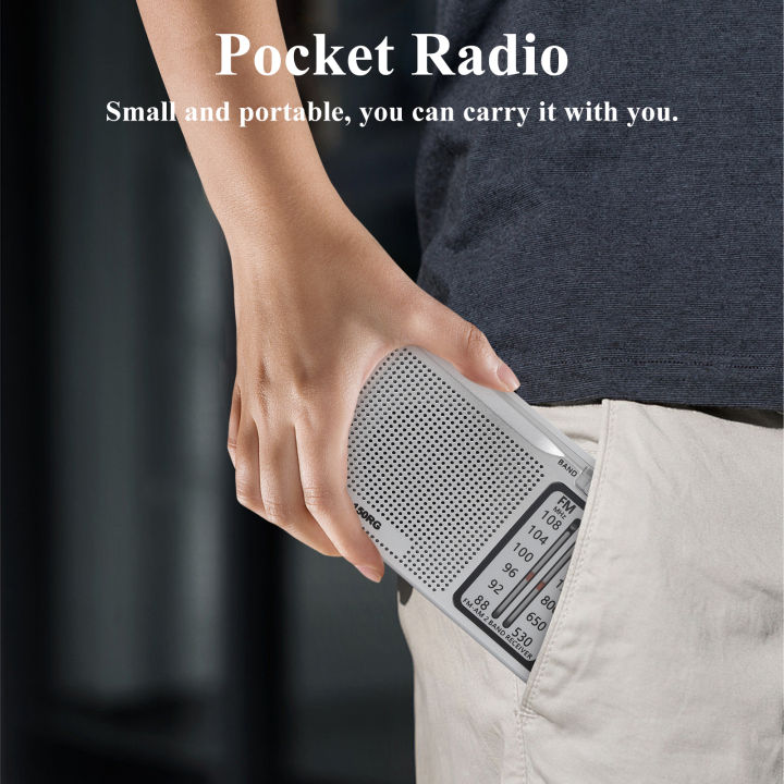 150RG%20Radio%20Portable%20AM/FM%20Radio,%20Small%20Pocket%20Radio%20with%20Speaker,%20Headphone%20Jack,%20USB%20Charging%20Cable%20for%20Indoor%20and%20Outdoor%20-%20Image%205