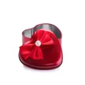 Metal Heart Shaped Empty Gift Box HEART SHAPE METAL GIFT BOX WITH TEDDY & RED ROSE FLOWERS box /BEAUTIFUL VALENTINE GIFT FOR BOYFRIEND, GIRLFRIEND, WIFE, LOVE COUPLE VALENTINE DAY, ANNIVERSARY, BIRTHDAY GIFT SET LOVE  This trinket Metal box can be given o. 