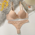 Women's leopard print lingerie set with steel ring gathering push up bra comfortable close fitting lingerie set B2087.