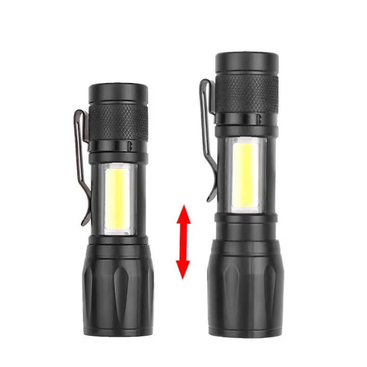 Mini%20LED%20Flashlight%20COB+XPE%20Portable%20Torch%20USB%20Charging%20Camping%20Lantern%20Zoomable%20Focus%20Light%20Tactical%20Flashlight%20with%20Pen%20Clip%20-%20Image%203