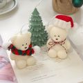 Silicone Bear Mold for Scented Candles, Soap Making and Resin Casting - Cute Animal Shape Mold for Home Decor, Aromatherapy. 