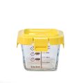 140ml Glass Food Storage Box Frozen Baby Food Glass Cup Baby Food Storage Jar for Little Ones Microwave Safe.
