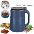 Household Small Powder Grinding Machine, Electric Mini Spice Grinder Add 5 Blades, 304 Stainless Steel Grinding Fine Powder for All Kinds of Grains, Condiments, Coffee Beans. 