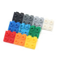20pcs DIY Bricks 44728 Bracket 1x2-2x2 Studs Building Blocks DIY Educational Compatible Assembles Particles Creative Kids Toys.