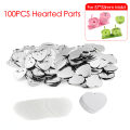 25-75mm Badge Button Mold Interchangeable Die for Button Maker Round/Heart Shaped Mold Badge Pins Parts Supplies for DIY Making. 