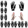 7 Pcs Henna Sticker Mehndi Eid 2026 Bridal Tatto Design Waterproof Stencils Reusable design send rendom delivery. 