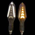 Bike Indicator Slide Arrow Running Style With Lava DRL Red - Yellow 2 Pcs Set. 