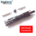 1 pcs PV Diode PV Connector IP68 Waterproof with 30A 20A 15A 10A Diodes solar cell panel Parallel Connection protection for PV. 