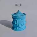 Carousel Jar, home decor, storage jar, candle Jar, Nicole. 