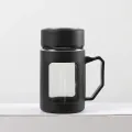 Glass Mug With Handle 500ml Easy To Clean. 