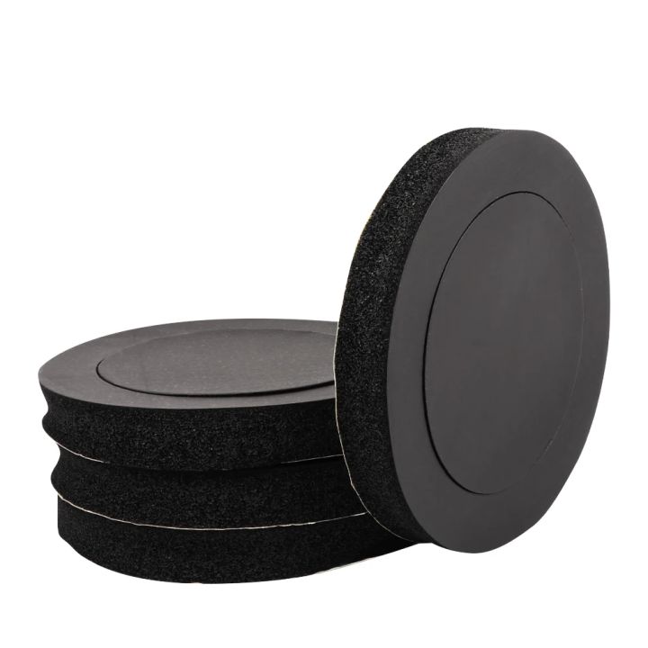 4Pcs%206.5%20Inch%20Universal%20Car%20Speaker%20Foam%20Ring%20Soundproof%20Acoustic%20Seal%20Pad%20Strong%20Self-Adhesive%20Auto%20Door%20Audio%20Enhancer%20-%20Image%202