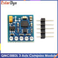 HMC5883 GY-271 3V-5V Triple Axis Tri-axis 3 Axis Compass Magnetometer Sensor Module Board HMC5883L For Imported chips. 