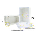 IP67 Plastic Transparent Box Waterproof Enclosure Electronic Project Outdoor Instrument Electrical Project Box Junction Housing.