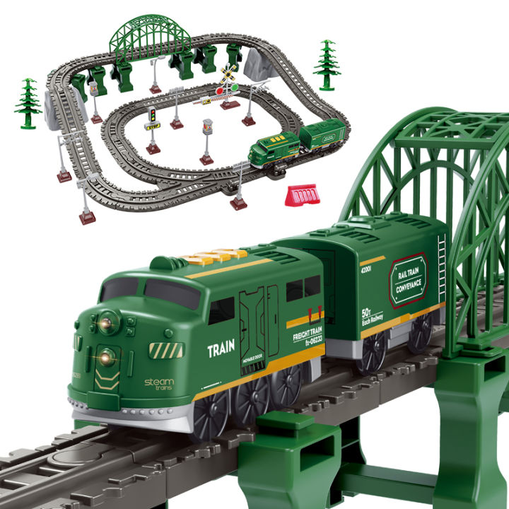 Battery Powered Train For Wooden Track Amazon Basics Remote Control ...