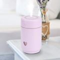 Chigo Portable USB Mini Air Humidifier - 220ml Capacity - Purify and Decorate Your Office or Home - Includes LED Night Light - Ideal for Relaxation and Personal Well-being(purple). 