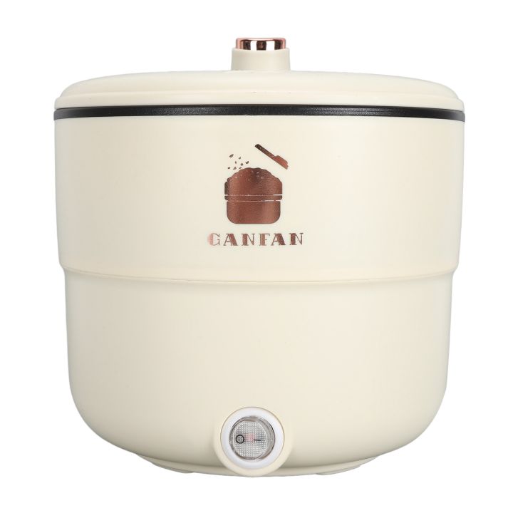 Electric Rice Cooker 1.8L Multifunctional Rice Cooker Maker Double Layers Anti Stick Coating Anti Scald for Noodles