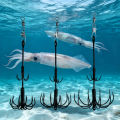 1Pcs Double-deck Squid Hook Squid Jigs Sea Fishing Octopus Hook Squid Umbrella Hook Fishing Lure Calamary Bait Catcher Tools.