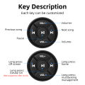 Wireless Bluetooth Remote Controller Media Button Car Motorcycle Bike Steering Wheel Music Player for IOS Android Phone K0174. 
