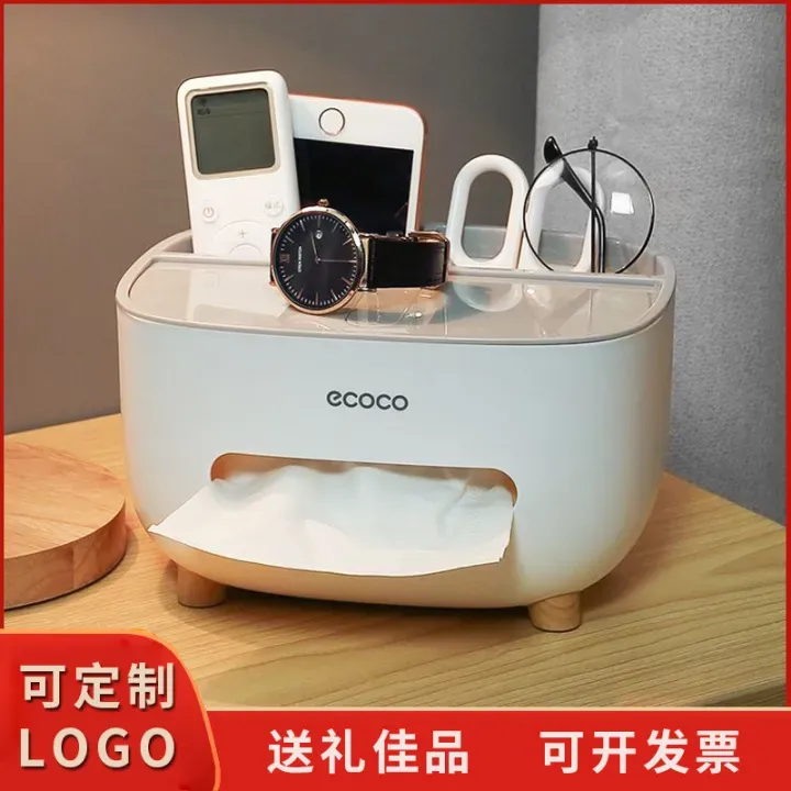 Tissue%20Box%20Cover%20Holder%20with%20Storage,%20Napkin%20Tissue%20Box,%20Multi-Function%20Tissue%20Box%20ABS%20Material%20Storage%20Organizer%20-%20Image%203