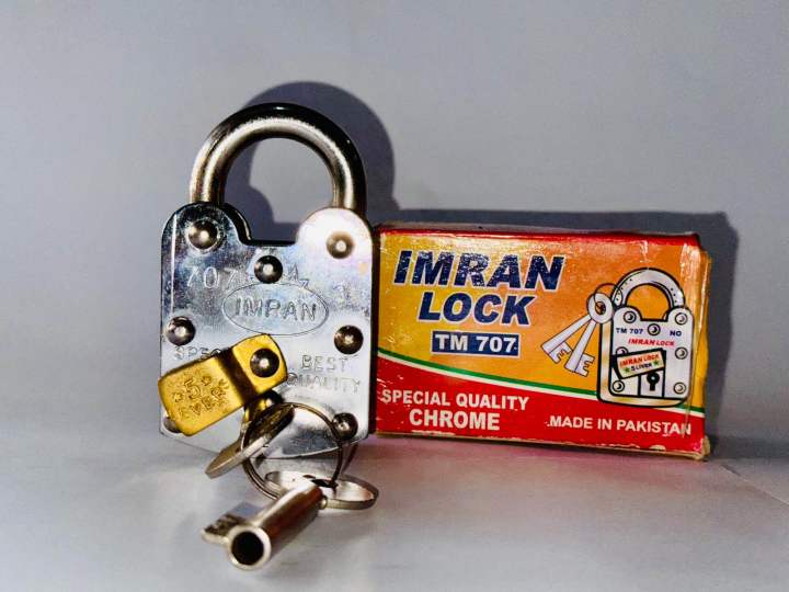 Lock imran 2 keys ( heavy duty lock system ) master piece | Daraz.pk