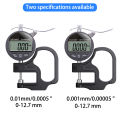 Digital Micrometer Thickness Gauge Width Measuring Tool Electronic Thickness Meter Measure Thickness Of Paper Cloth Metal 0.01mm. 