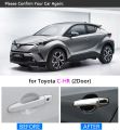 for Toyota C-HR MK2 2017 2018 Luxurious Chrome Handle Cover Trim Set for CHR C HR Front Door Car Accessories Sticker Car Styling. 