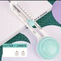 1pc Circular Paper Cutter Scrapbook Cards Circle Shape Cutter DIY Round Cutting Knife 360 Rotary Circle Cutter. 