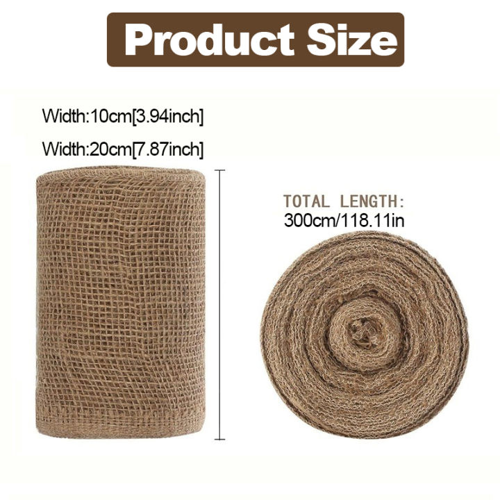 Shrub Wraps 3M Burlap Linen Cloth Tree Wrap Anti-freeze Moisturizing Cold-proof ...