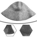 Felt Sauna Hat Anti Heat Russian Cap Thicken Wool Felt Shower Cap Hair Turban For Bath House Head Protection Drop. 