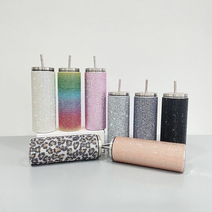 New Daimond stainless steel tube cold drink 600ml **