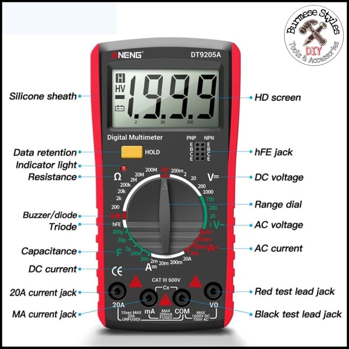 ANENG%20DT9205A%20Digital%20Multimeter%20-%20Image%204