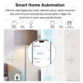 Zigbee 3.0 10G Radar Human Motion Sensor With Light Temperture Humidiity Detection For Tuya Smart Life Z2M Security Alarm Sensor. 