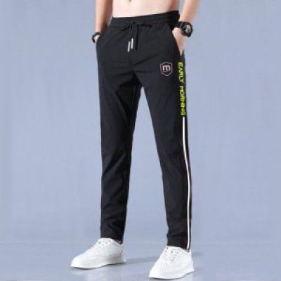 Men's Casual Sports Trowser- Track Stripe