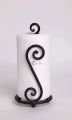 Kitchen Tissue Roll Holder, Tissue Dispenser, Gold & Black Color, Tissue Stand Paper. 