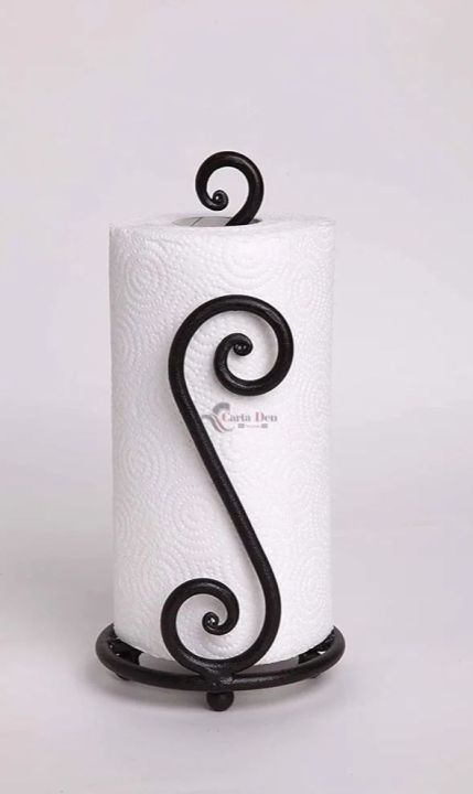 Kitchen%20Tissue%20Roll%20Holder,%20Tissue%20Dispenser,%20Gold%20&%20Black%20Color,%20Tissue%20Stand%20Paper%20-%20Image%202