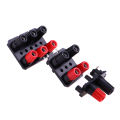 1Pc 2 4 6 Positions Bend Pin External Audio Jack Speaker Amplifier Banana Plug 4mm Socket Connector Screw Post Terminal Block. 