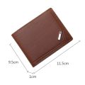 Men Inserts Foldable Wallets Picture Coin Slim Purses Business Money Credit ID Cards Holders Vintage Protection Capacity Bags. 