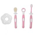 Baby Toothbrush Set Baby Training Toothbrush Baby Infant Soft Training Toothbrush Teeth Care Cleaning Tongue Scraping Set. 