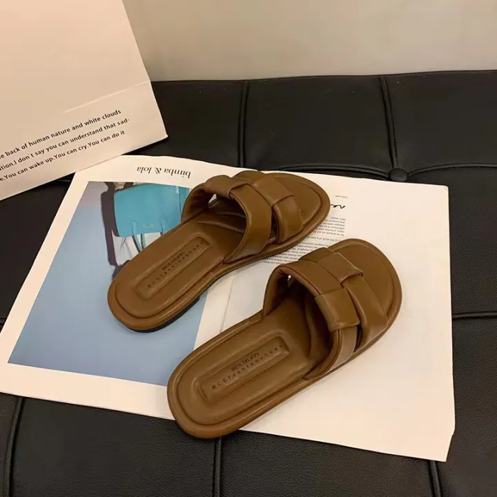 Women's%20Summer%20Outdoor%20Sandals%20Soft%20Bottom%20Flat%20Slippers%20Beach%20Casual%20Fashion%20Crystal%20Pad%20PVC%20Material%20Breathable%20Slip-On%20Shoes%20-%20Image%206