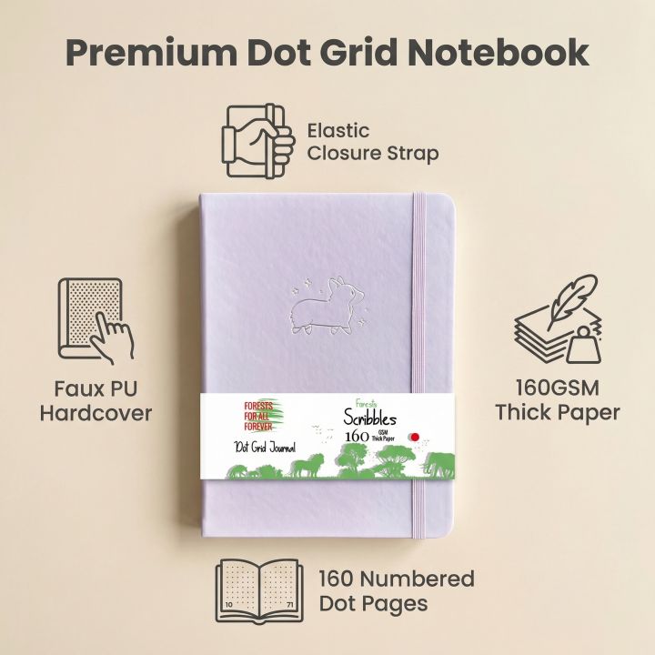 A5%20Corgi%20Dot%20Grid%20Notebook%20Lavender%20Faux%20PU%20Journal%20160GSM%20Ivory%20Paper%20160%20Numbered%20Pages%205x5mm%20Dotted%20Diary%20-%20Image%205